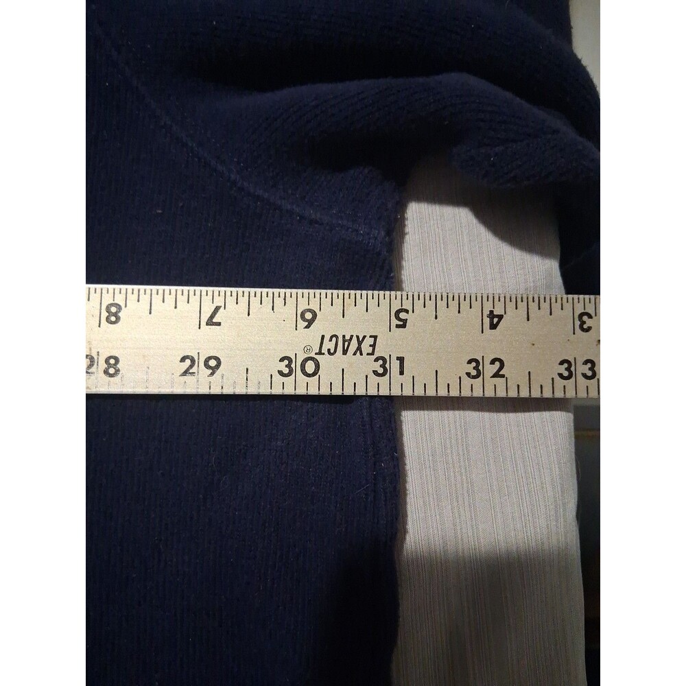 Polo Ralph Lauren Quarter Zip Sweatshirt Navy Mens 3XLT Preppy - Picture 3 of 3